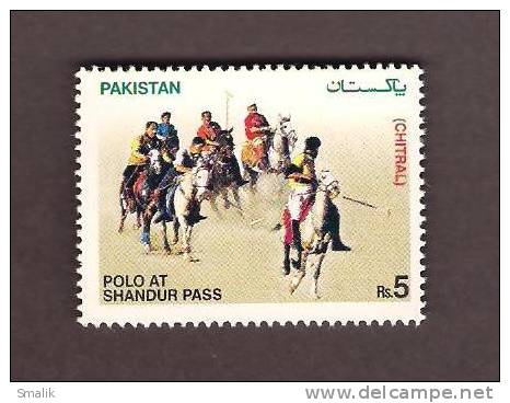 Pakistan 2006, Polo At Shandur Pass, Horses, Game Of Kings, Sports 1v MNH - Horses