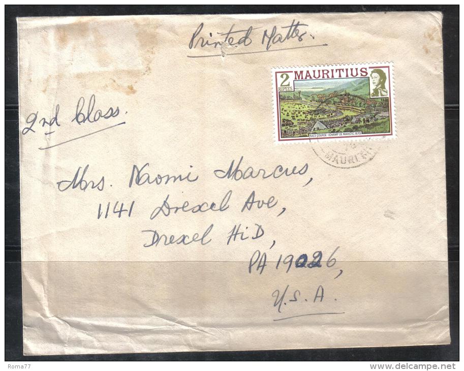 SS43 - MAURITIUS , Lettera Commerciale Per L' Italia - Mauritius (...-1967)
