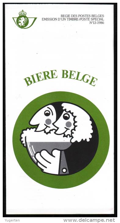 BELGIQUE BELGIUM 1986 - Philatelic Folder - Bière Belge - Beer - Bier - Cerveza - Birra - - Bier