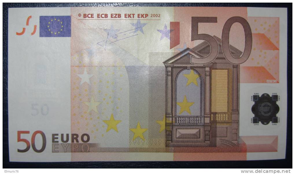 50 EURO J078C2 Italy Serie S Perfect UNC - 50 Euro