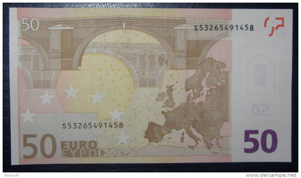 50 EURO J078C2 Italy Serie S Perfect UNC - 50 Euro