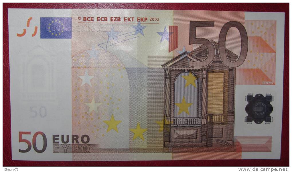 50 EURO J074G4 Italy Serie S Trichet Signature Perfect UNC - 50 Euro