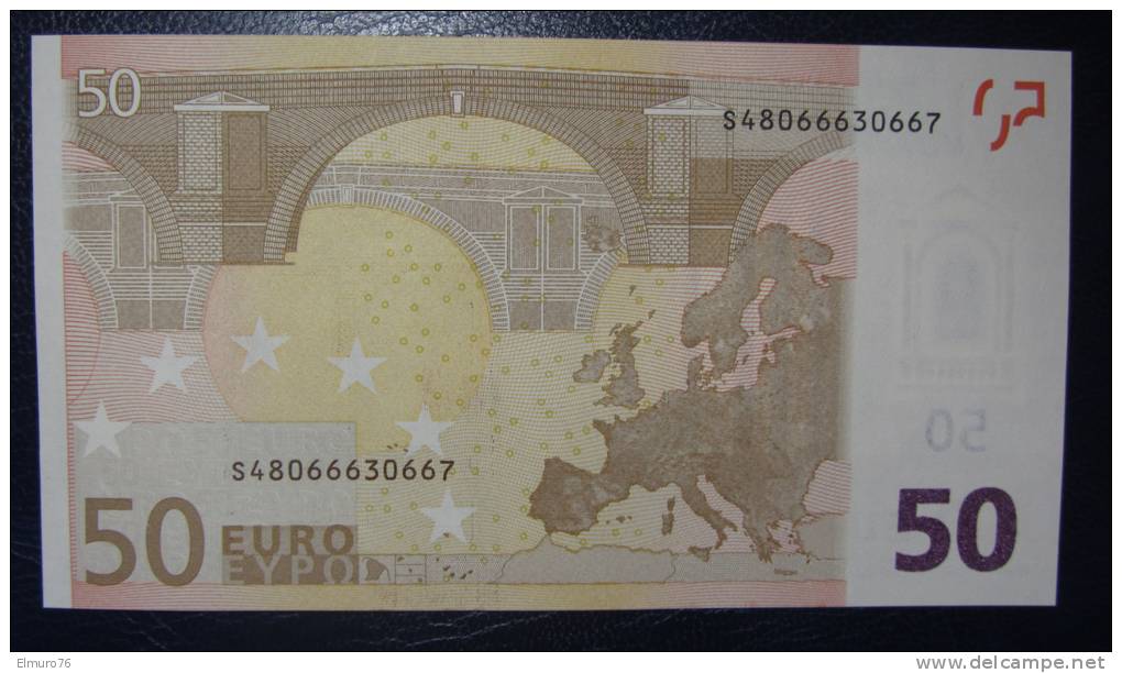 50 EURO J076F1 Italy Serie S  Perfect UNC - 50 Euro