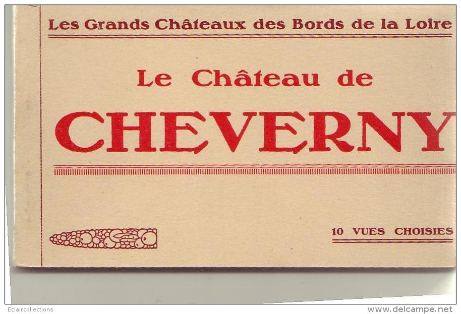 Cheverny  41    Carnet De  10 Vues  Le Château  (SVP Lire Annotation) - Cheverny