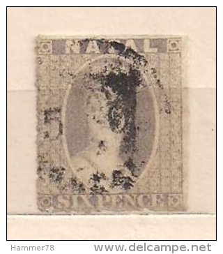 NATAL 1862 VICTORIA 6p Used & Hinged - Natal (1857-1909)