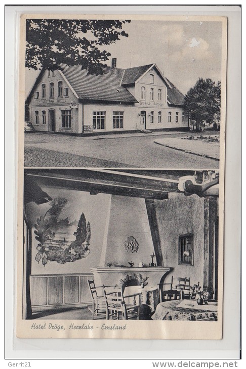 4479 HERZLAKE, Hotel Dröge, 1962, Min. Wasserwellig - Meppen