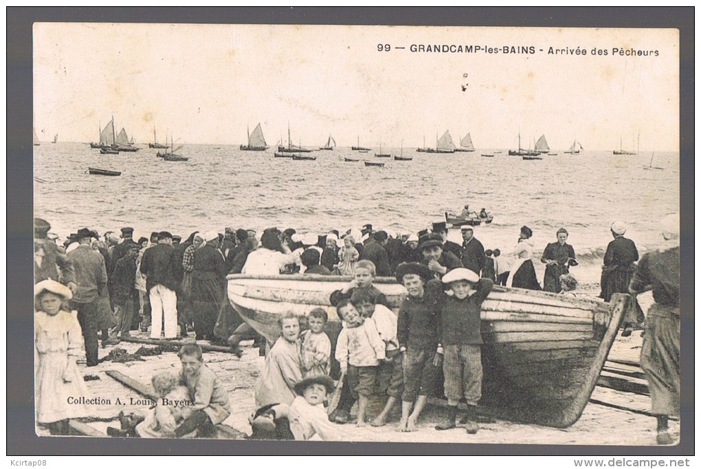 GRANDCAMP-les-BAINS . Arrivée Des Pêcheurs . - Autres & Non Classés