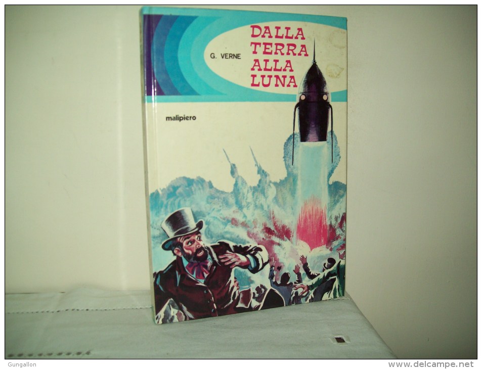 Collana "I Talenti"(Ed. Malipiero 1970) N. 35  Dalla Terra Alla Luna Di G. Verne - Sci-Fi & Fantasy