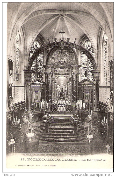 Liesse-Notre-Dame (Guignicourt-Sissonne-Aisne)-1906-Le Sanctuaire-Exp. Vers Charleville-Ardennes (voir Scan) - Sissonne