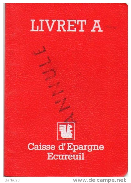 LIVRET A  DE CAISSE D'EPARGNE ECUREUIL - Unclassified