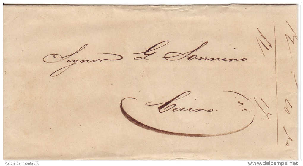 1838, Lettre Pré-philatélique Caire - EGYPTE  - Dynastie De Méhémet Ali, Lot 39403 - Préphilatélie