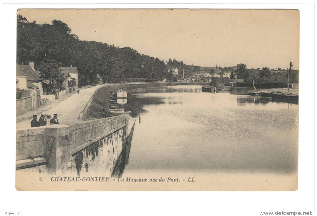 6 - CHATEAU-GONTIER - La Mayenne Vue Du Pont - LL - Chateau Gontier