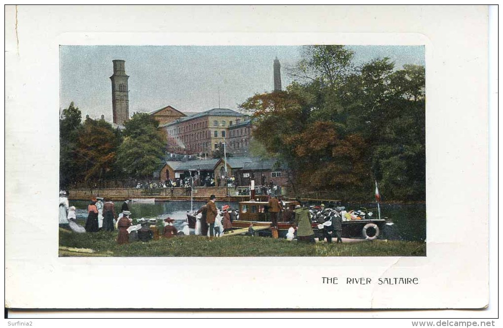 YORKS - BRADFORD - SALTAIRE - THE RIVER - ANIMATED  Y1782 - Bradford