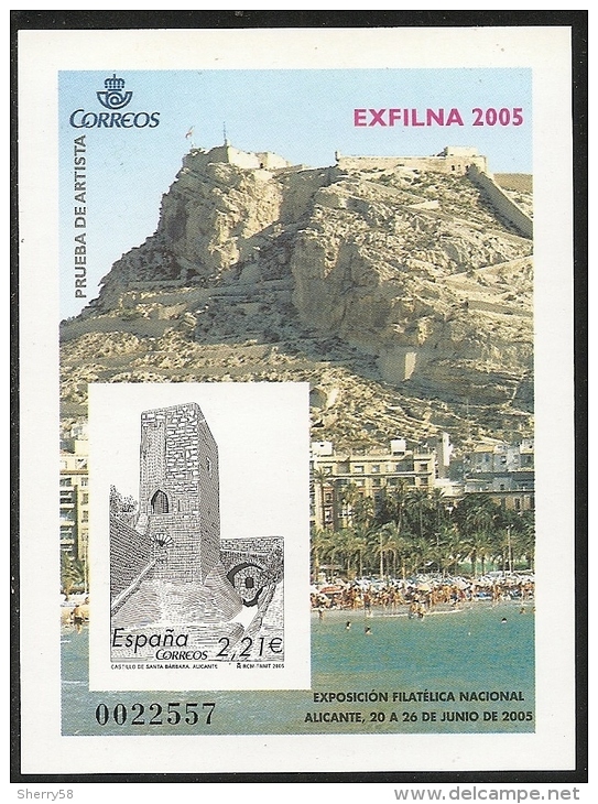 2005-PRUEBAS OFICIALES- ED. 90-EXFILNA ' 05 . ALICANTE - Essais & Réimpressions