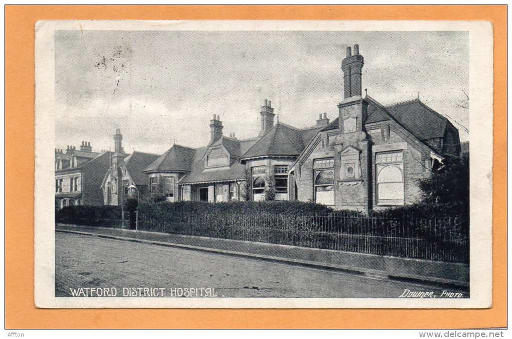 Watford District Hospital 1905 Postcard - Herefordshire