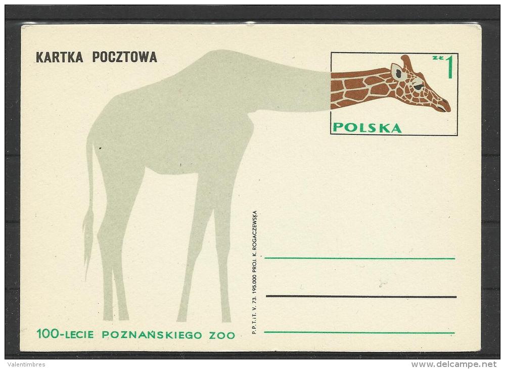 EP ** MNH  Pologne 158 Girafe Jirafa Giraffe - Jirafas