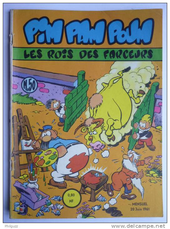 PIM PAM POUM (Lug)  N°50 PETIT FORMAT 1961 - Pim Pam Poum