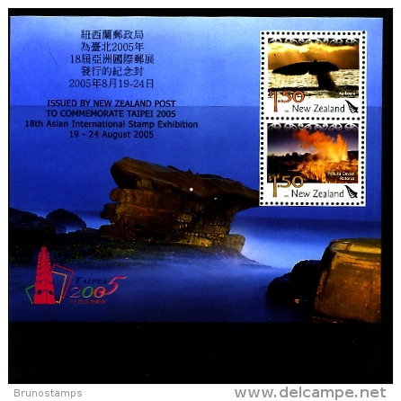 NEW ZEALAND - 2005  TAIPEI EXIBITION MS  MINT NH - Blocchi & Foglietti