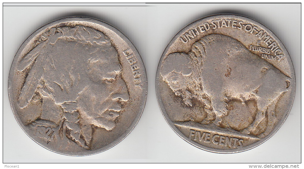 **** USA  - ETATS-UNIS  - 5 CENTS 1927 BUFFALO - NICKEL **** EN ACHAT IMMEDIAT !!! - 1913-1938: Buffalo