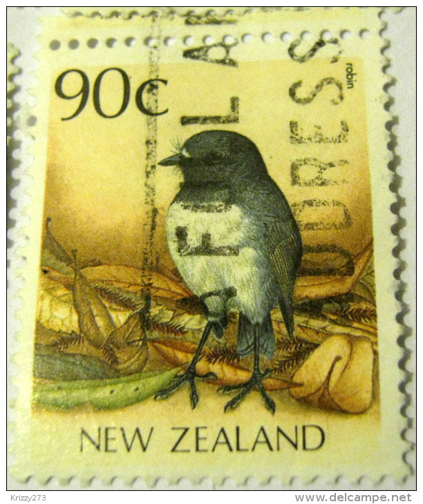 New Zealand 1988 Bird Robin 90c - Used - Used Stamps