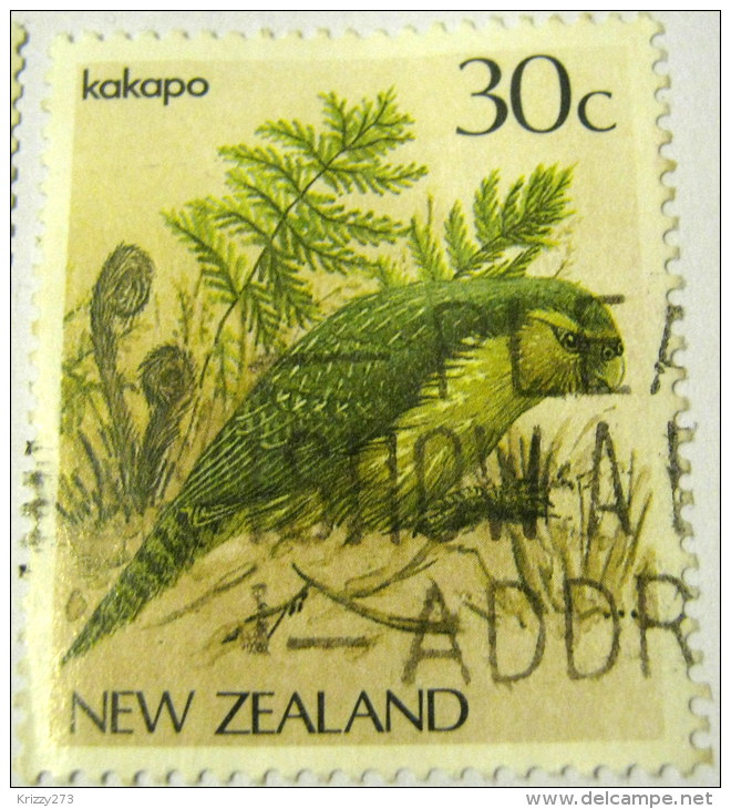 New Zealand 1986 Bird Kakapo 30c - Used - Used Stamps
