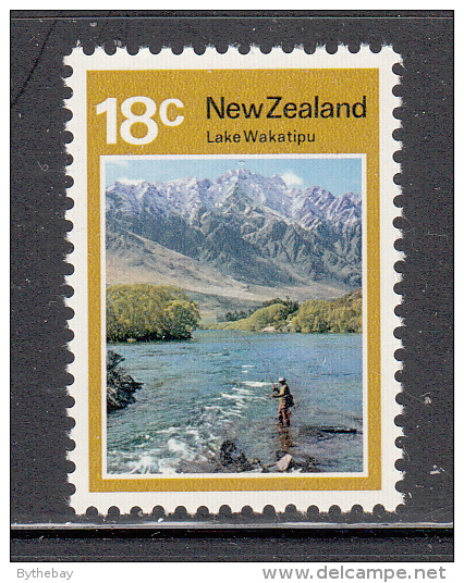 New Zealand MNH Scott #509 18c Lake Wakatipu - Nuevos