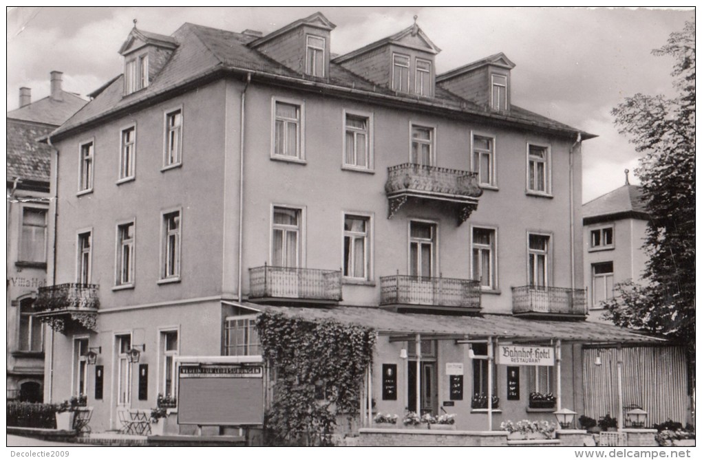 N8354 Bahnhofs Hotel Bad Nauheim   2 Scans - Bad Nauheim