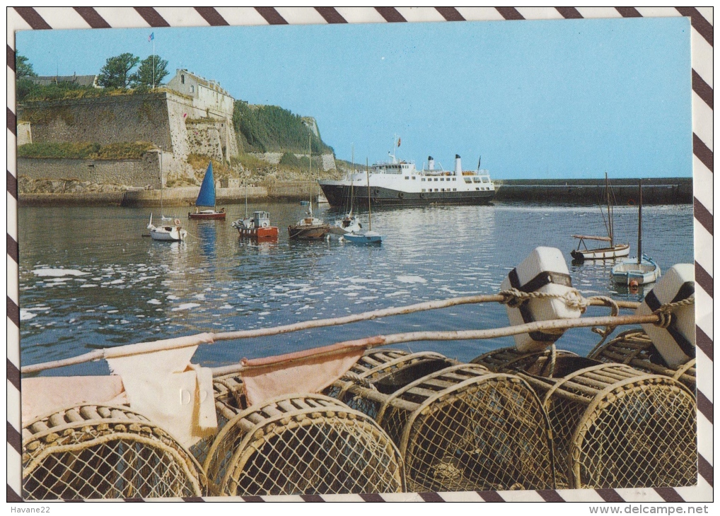 3AD861 BELLE ILE EN MER  LE PALAIS LE PORT  ET LA CITADELLE 2 SCANS - Belle Ile En Mer