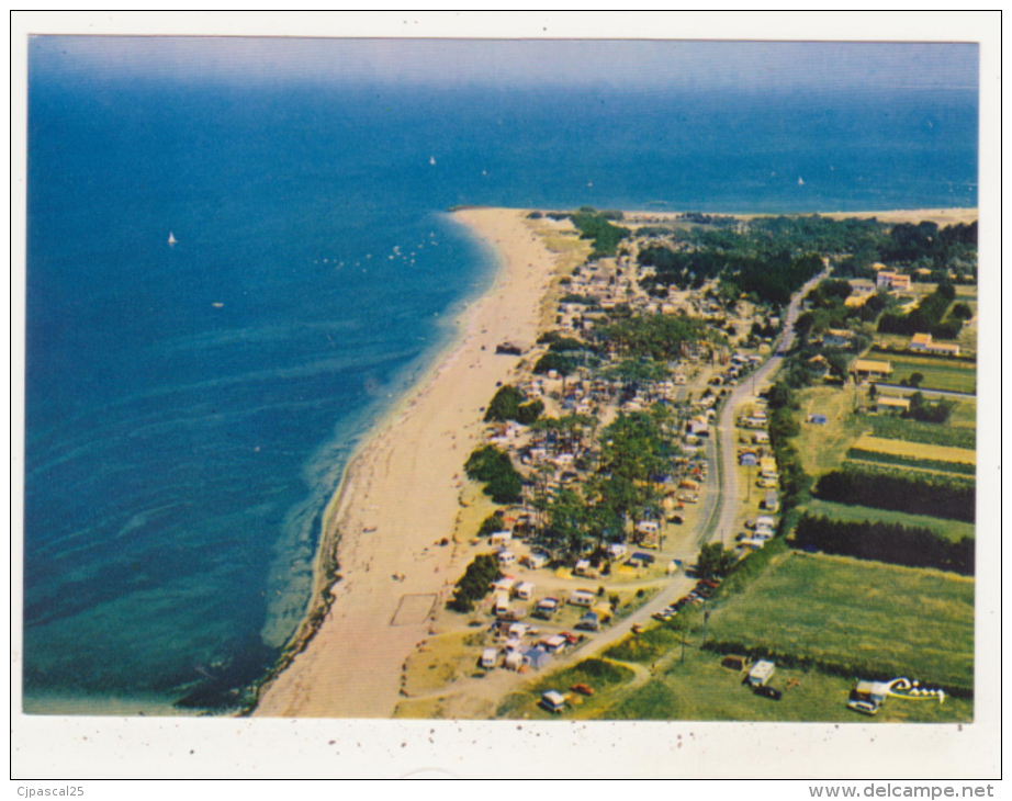 ILE D'OLERON - ST-DENIS-D'OLERON - CPM - CAMPING MUNICIPAL ET LA GRANDE PLAGE - VUE AERIENNE - - Ile D'Oléron