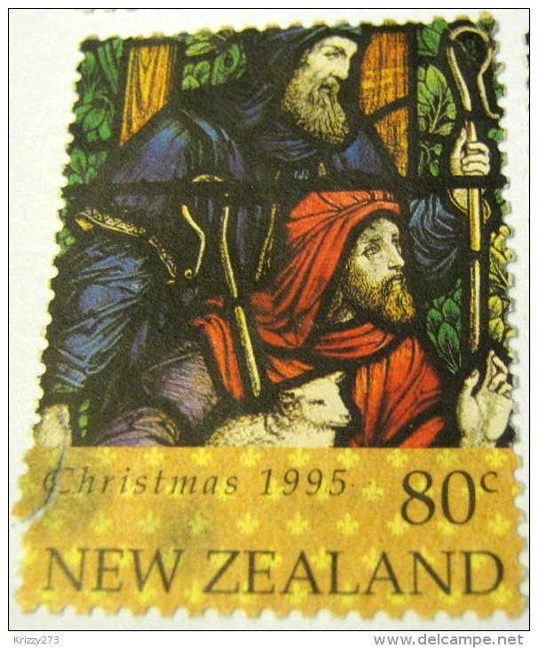 New Zealand 1995 Christmas Shepherd 80c - Used - Oblitérés