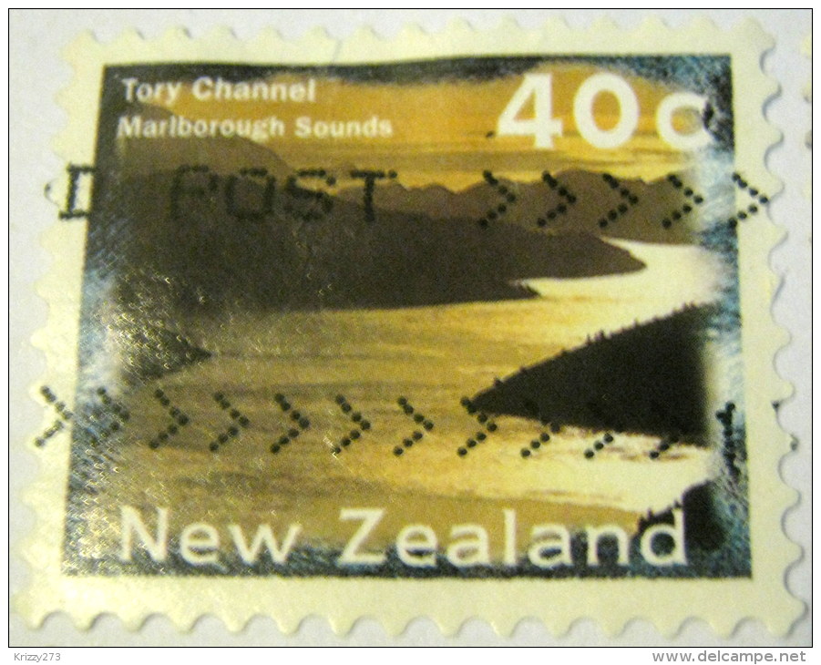 New Zealand 1996 Tory Channel Marlborough Sounds 40c - Used - Gebraucht