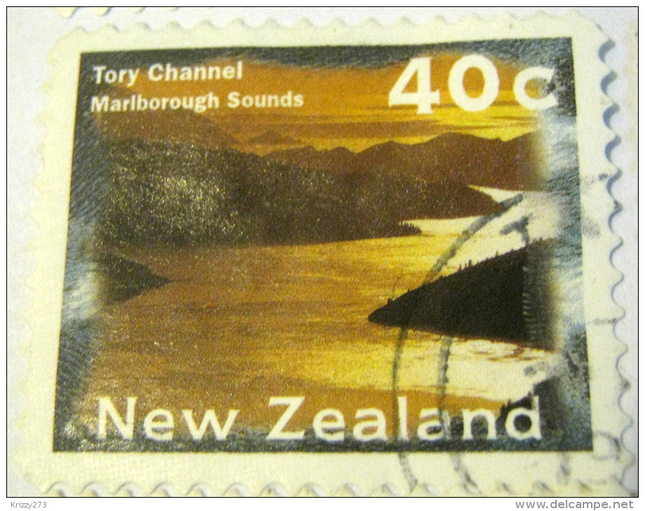 New Zealand 1996 Tory Channel Marlborough Sounds 40c - Used - Gebraucht