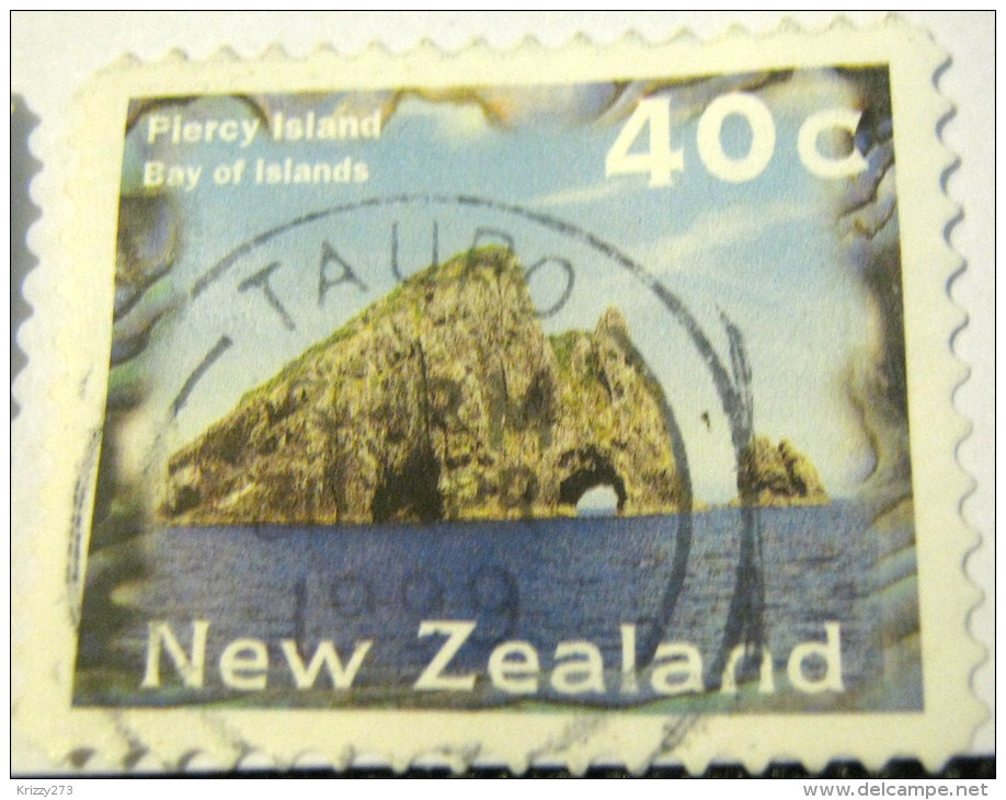 New Zealand 1996 Piercy Island Bay Of Islands 40c - Used - Gebraucht