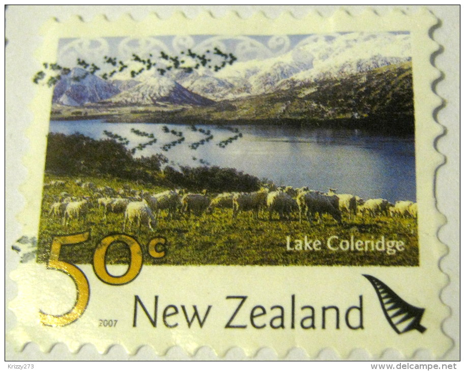 New Zealand 2007 Lake Coleridge 50c - Used - Used Stamps