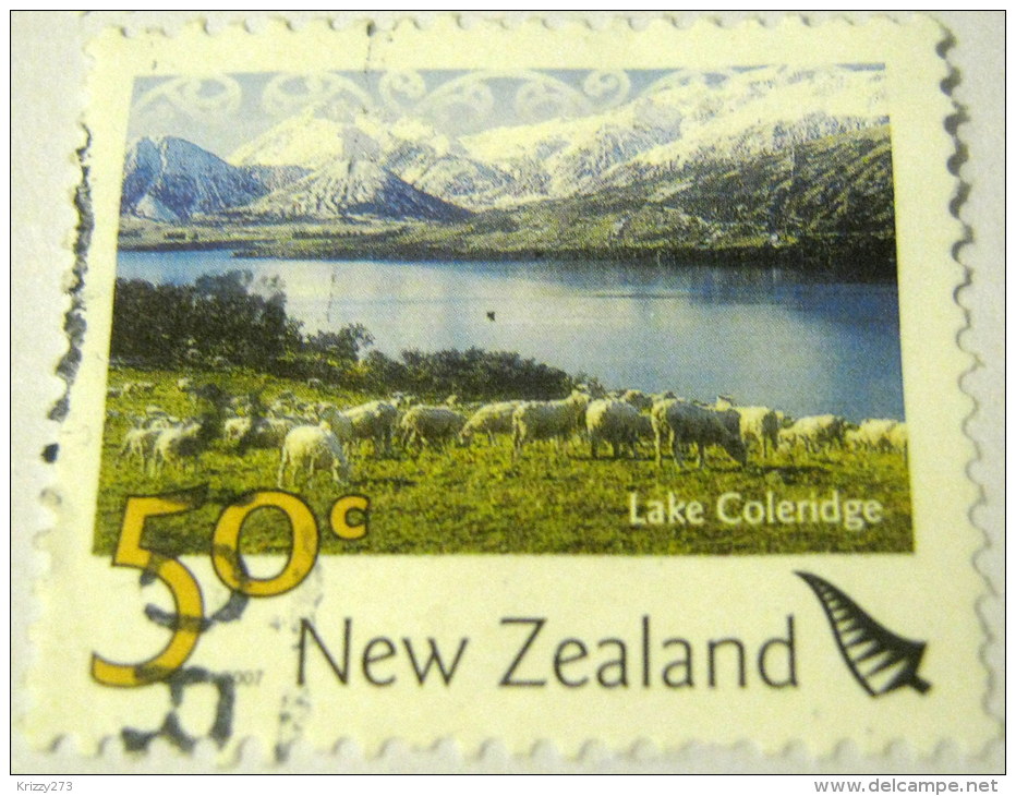 New Zealand 2007 Lake Coleridge 50c - Used - Gebraucht