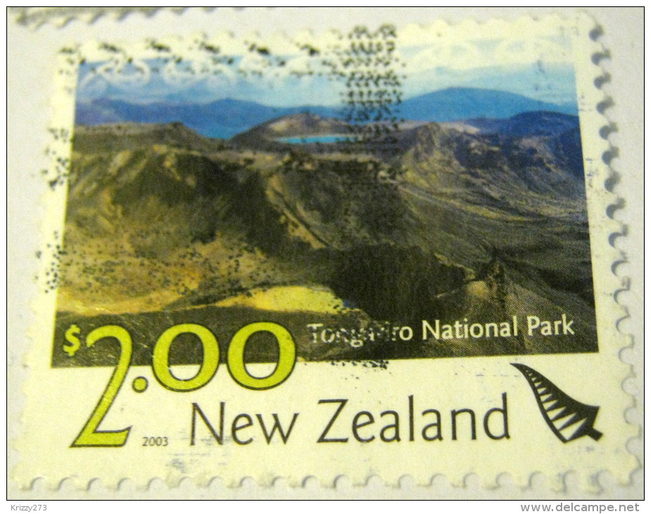 New Zealand 2003 Tongariro National Park $2.00 - Used - Oblitérés