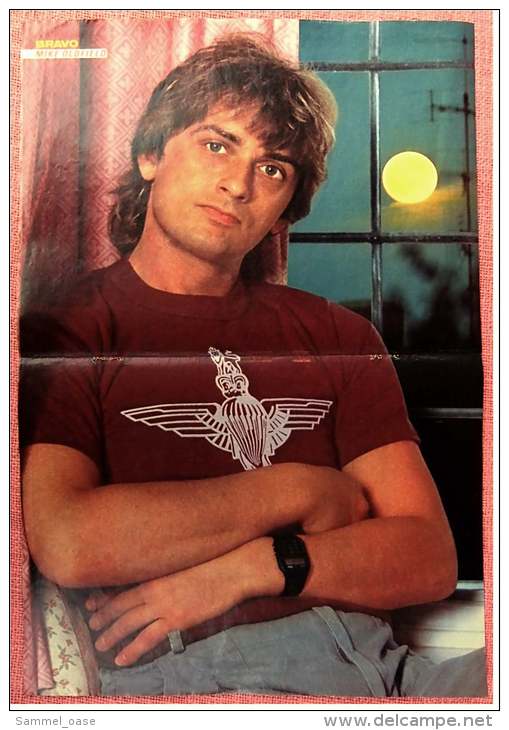 Kleines Poster  -  Mike Oldfield  -  Rückseite : David Coverdale  -  Von Bravo Ca. 1982 - Plakate & Poster