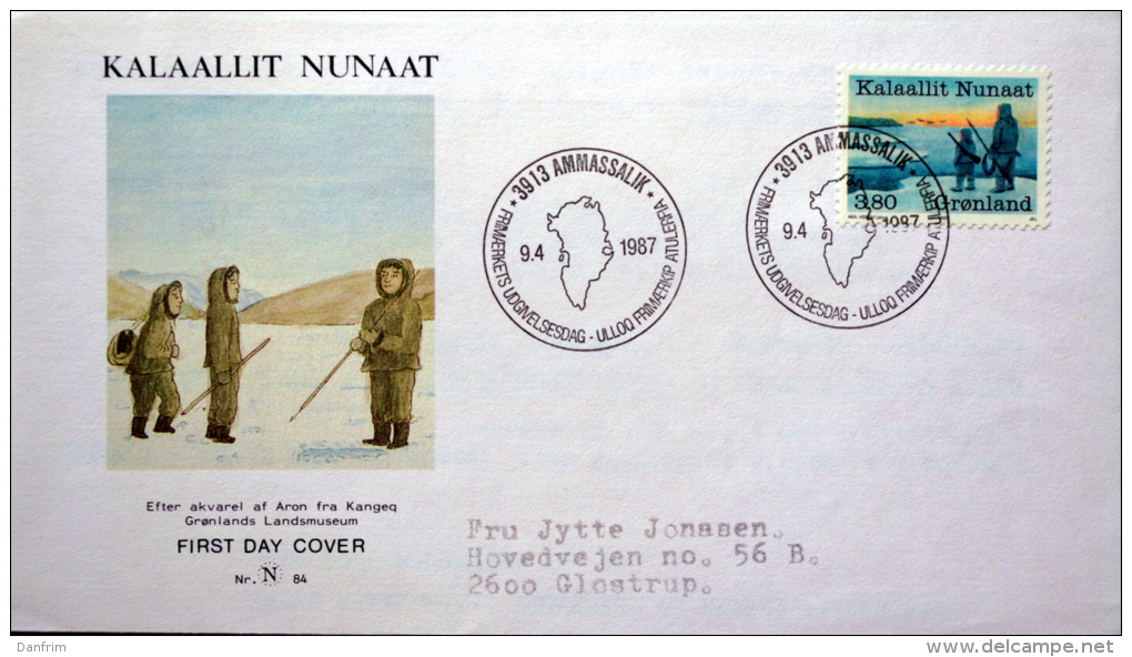 Greenland 1987 Year Of The Hunter MiNr.173  FDC ( Lot Ks) - FDC