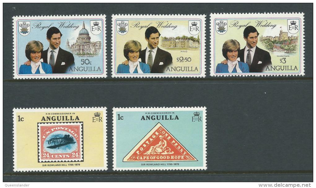 Small Collection All  MUH Includes Set Of 3 1981 Charles & Di Wedding  Nice SG Catalogue Value - Anguilla (1968-...)