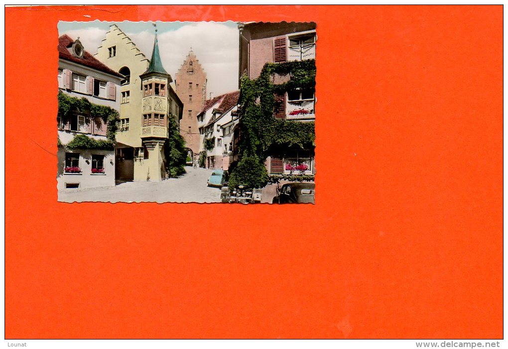 MEERSBURG -Marktplatz Mit Obertor (dimensions 9cm X 6.2cm) - Meersburg