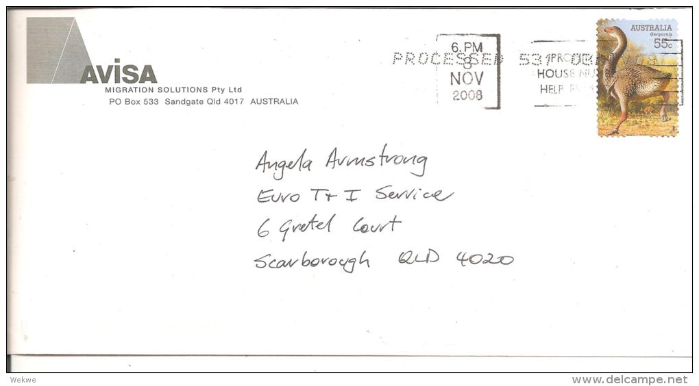 Bi349/ Genyornis (Riesenente, Ausgestorben) - Storia Postale