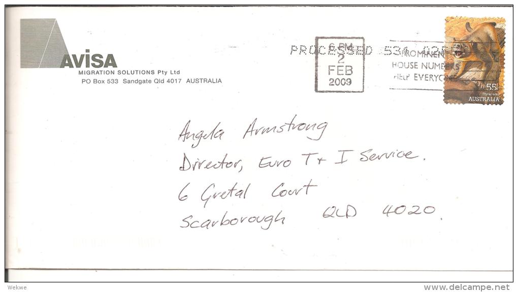 Bi350/ AUSTRALIEN -  Crocodile (Krokodil) 2006 - Storia Postale