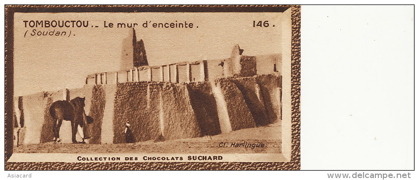 Tombouctou Mur Enceinte Et Marché 2 Images Pub Suchard Non Cartes Postales - Mali