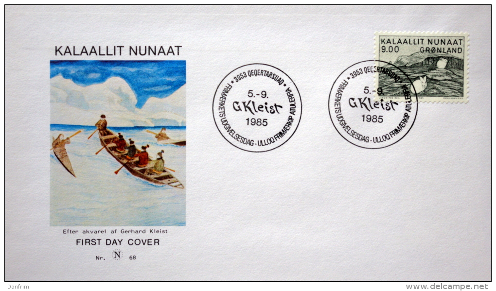 Greenland 1985 Kunst (VI)  MiNr.161  FDC ( Lot Ks) - FDC