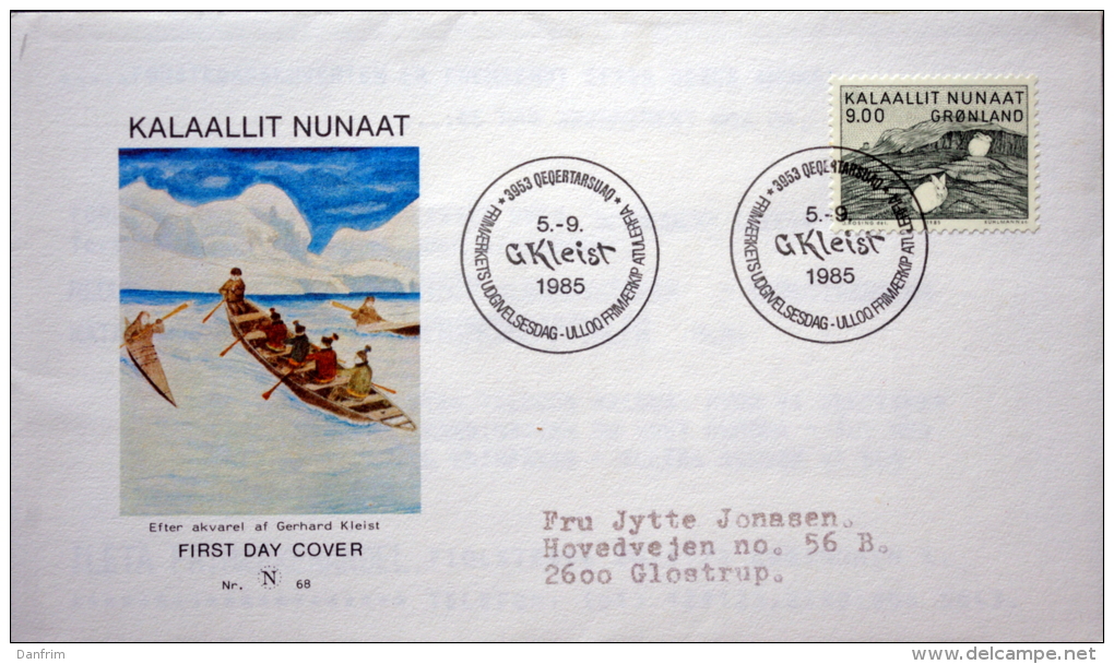 Greenland 1985 Kunst (VI)  MiNr.161  FDC ( Lot Ks ) - FDC