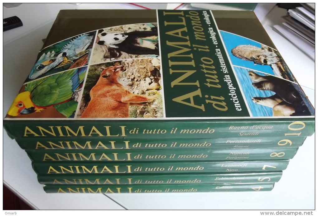 Lib201 Enciclopedia Sistematica Ecologica Etologica, Animali Di Tutto Il Mondo, Pesci, Anfibi, Mammiferi, Uccelli, 1977 - Encyclopedieën