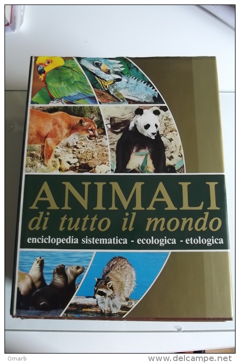 Lib201 Enciclopedia Sistematica Ecologica Etologica, Animali Di Tutto Il Mondo, Pesci, Anfibi, Mammiferi, Uccelli, 1977 - Encyclopedias