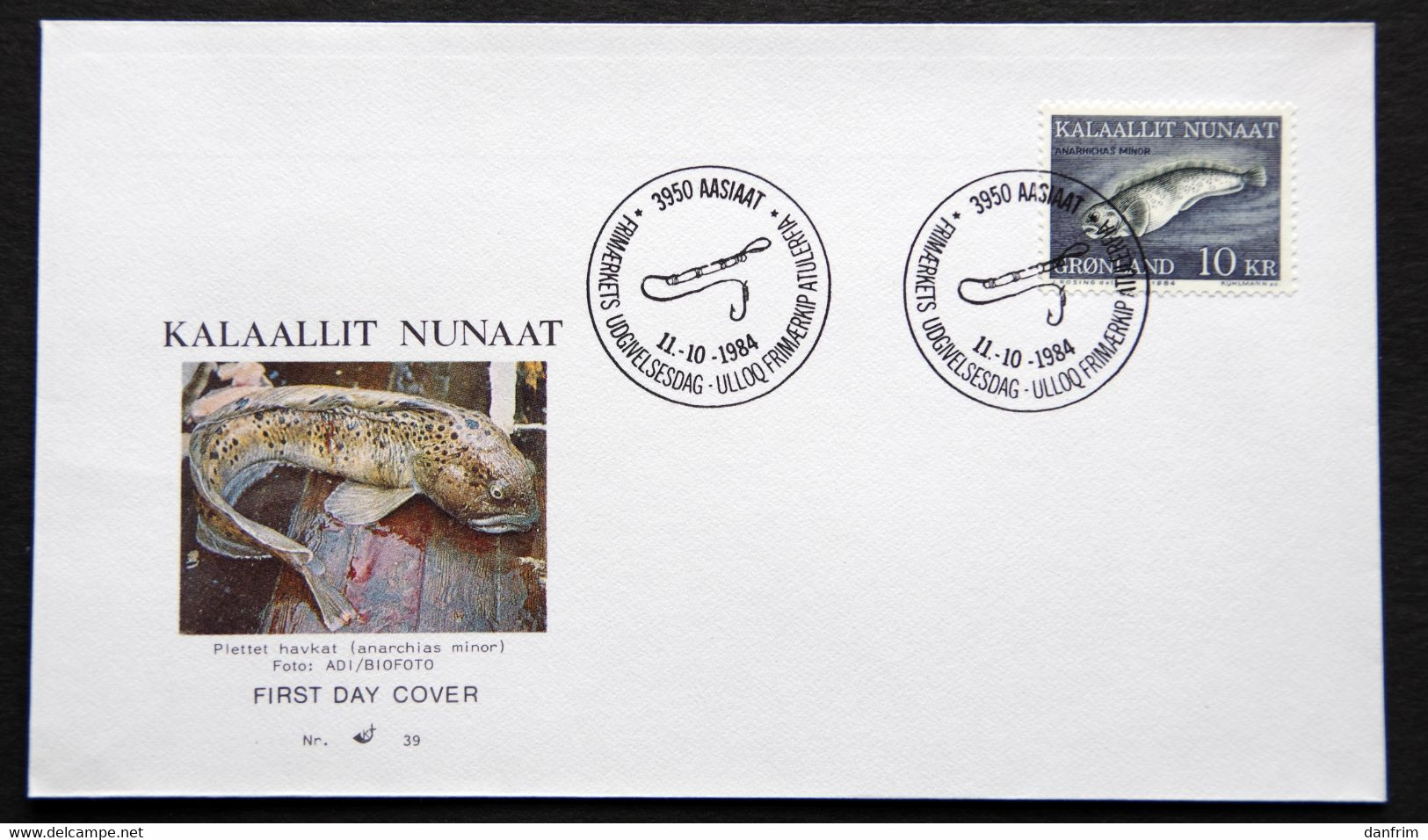 Greenland 1984 Wolf-fish   MiNr.154  FDC ( Lot Ks) - FDC