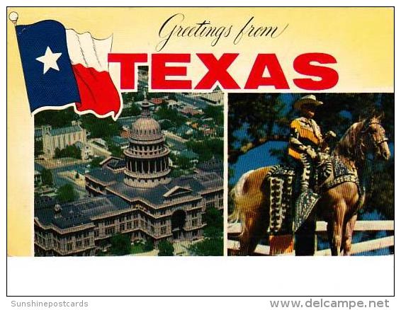 Texas Greetings From - Autres & Non Classés