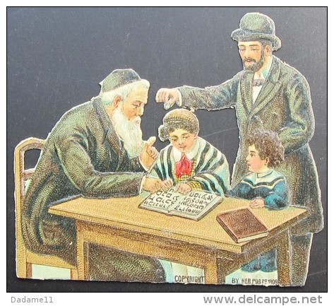 Image  Judaica  Juive Pour Livre De Poésie Vers 1900 - Albums & Catalogues